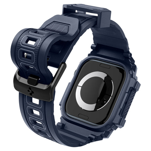 Spigen Apple Watch 11/10 Series Case+Band – Rugged Armor Pro